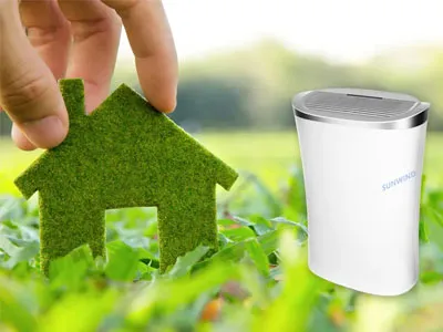 Luft reiniger mit EcoVent-Ventilatoren