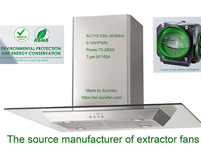 Küchen-Extraktor-Fan: SF160D-E092B3 Seriers