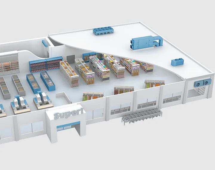 Anwendungen des Eineinlass-Vorwärts-Zentrifugal ventilators